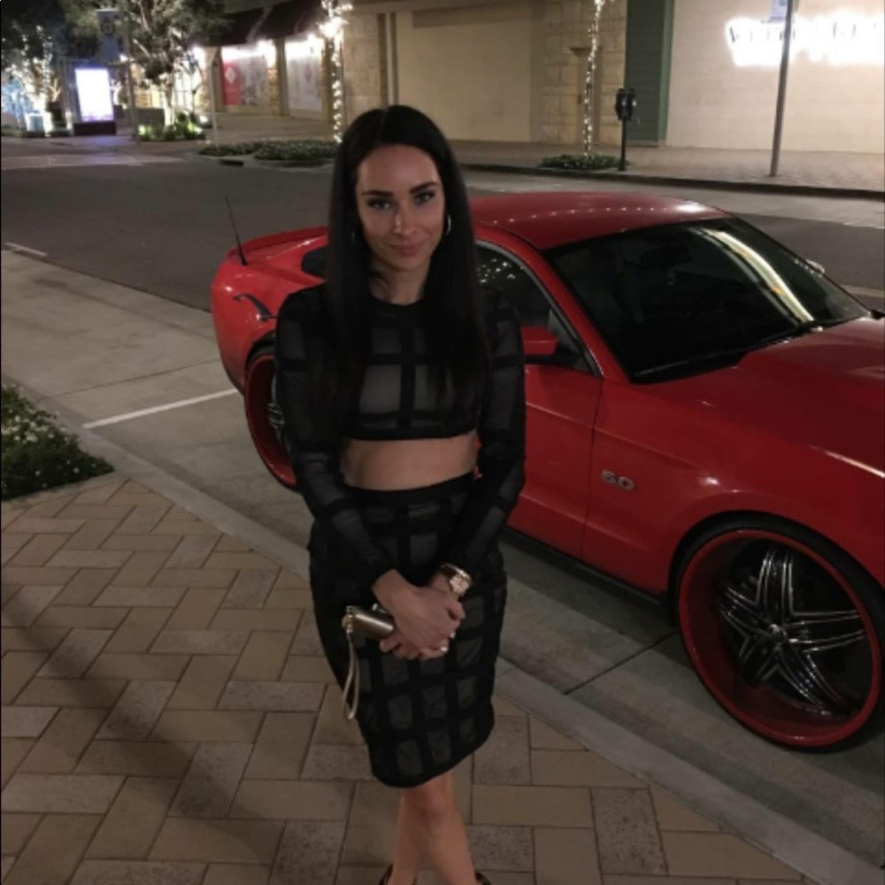 S Holt crop top and skirt without tag